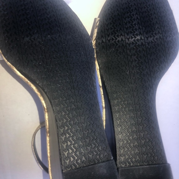 Michael kors crocodile leather sandals 👡 women’s - Picture 8 of 9